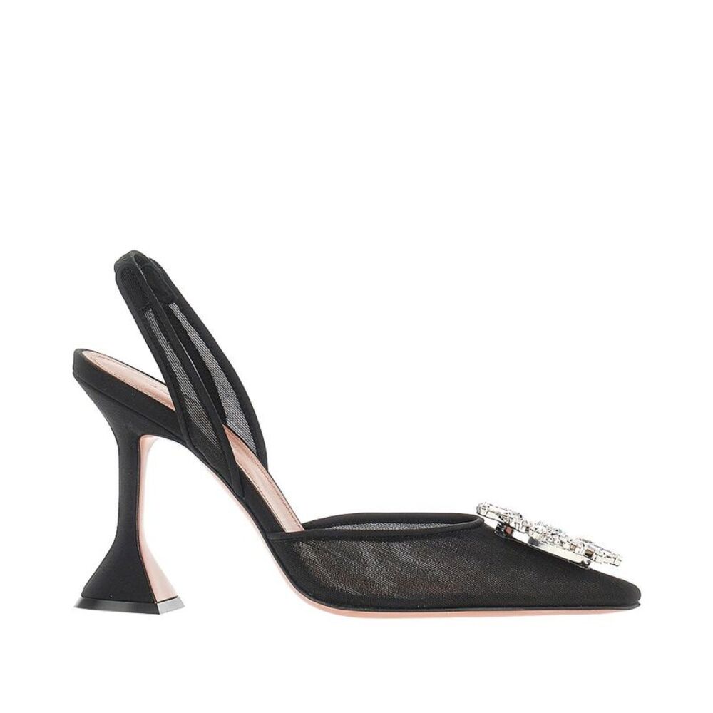 Amina Muaddi Women 'Begum Sling' Mesh Slingback Pumps